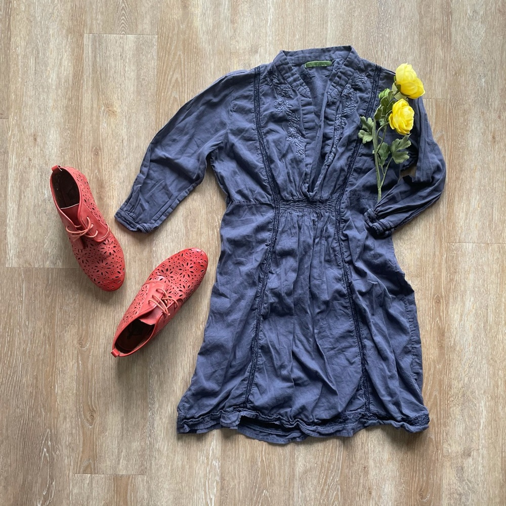 Velvet by Graham & Spencer Embroidered Tunic Dress